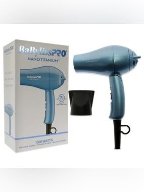 BABYLISS PRO NANO TITANIUM TRAVEL DRYER